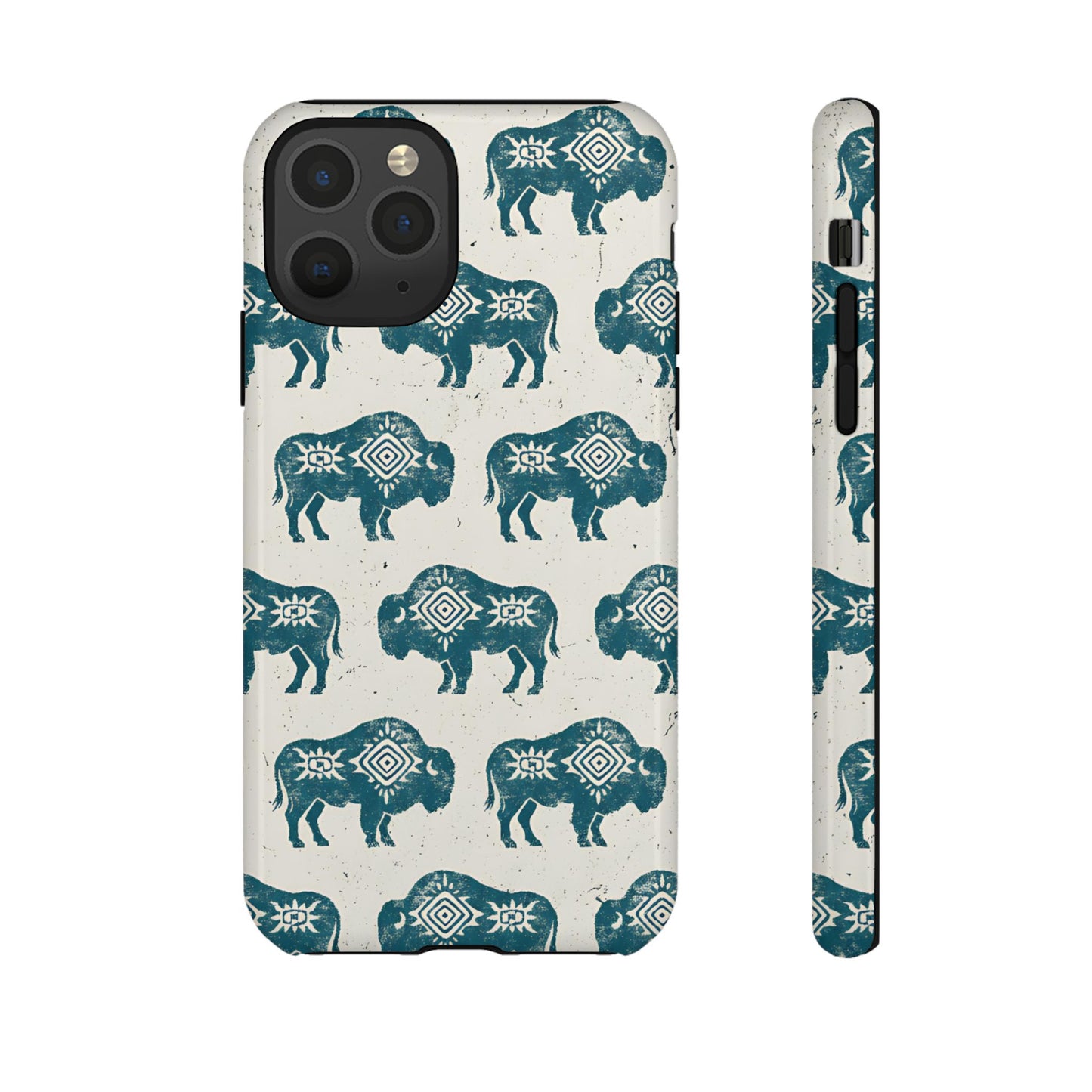 Teal Aztec Buffalo Tough Case