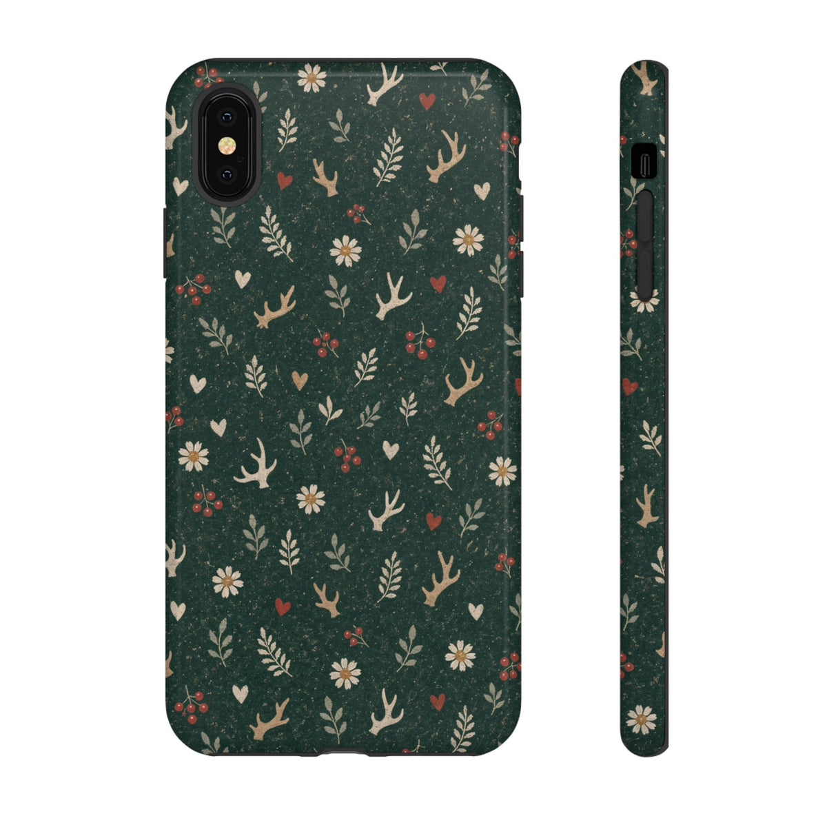 Antler Daisies Evergreen Tough Case