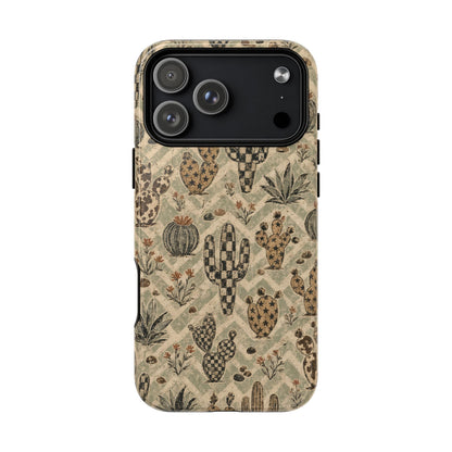 Checkered Cactus Magnetic Case