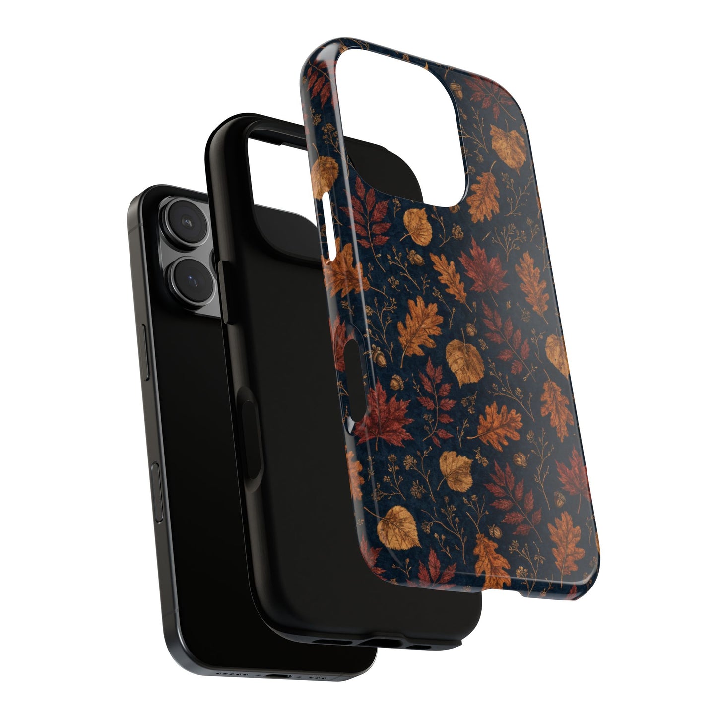 Navy Oak Leaf Tough Case