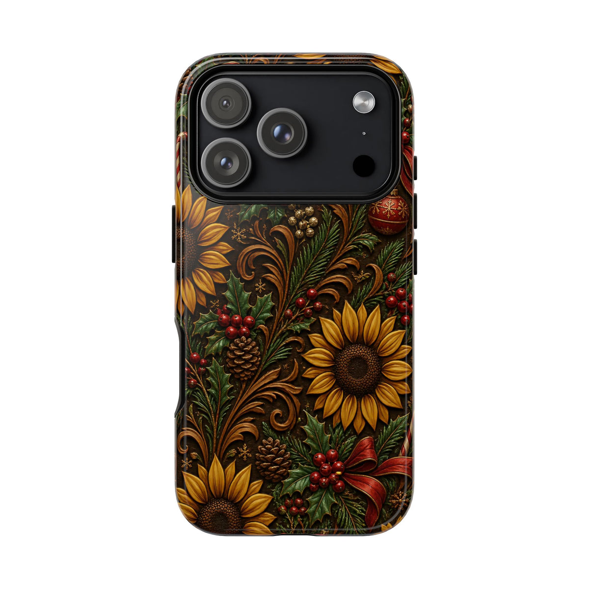 Christmas Sunflowers Tough Case