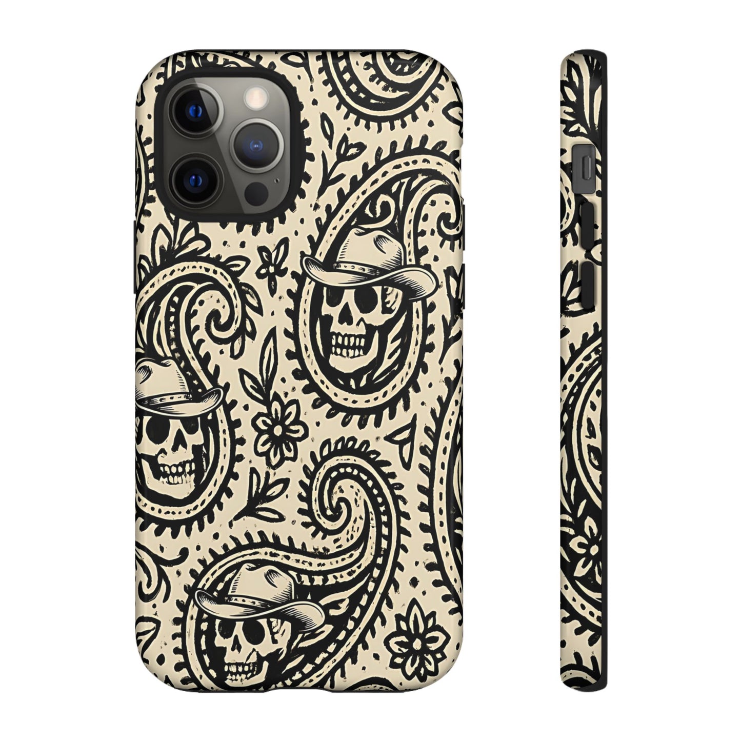 Cowboy Skull Paisley Tough Case