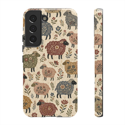 Folk Sheep Tough Case