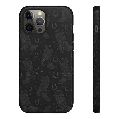 Western Noir Boots Tough Case