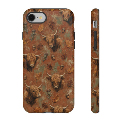 Autumn Highland Cow Tough Case