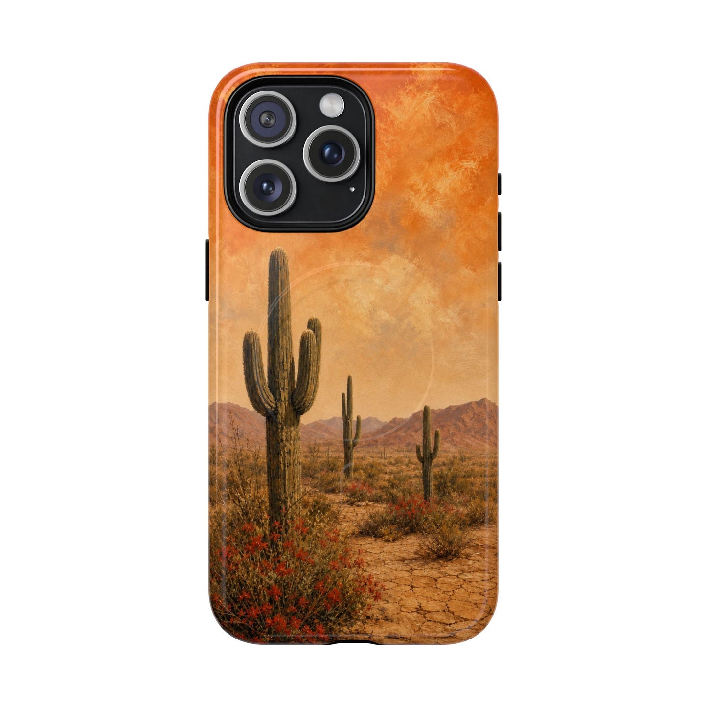 Sunset Cacti Magnetic Case