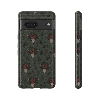 Inked Christmas Skull Tough Case