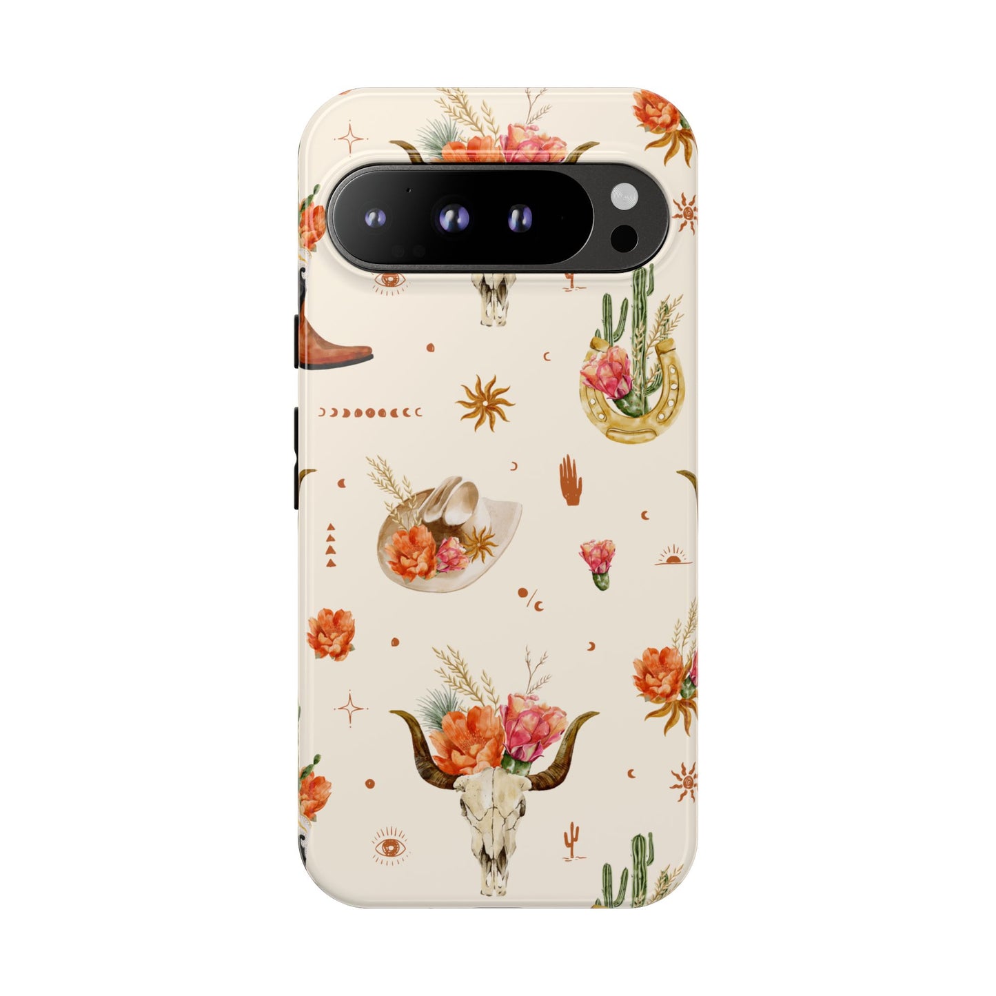 Western Floral Tough Phone Case