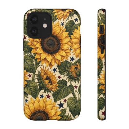 Stars And Sunflowers Tough Case