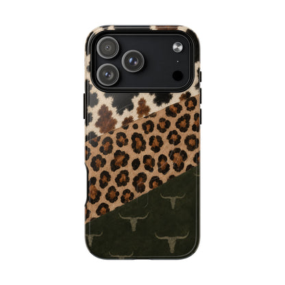 Leopard Longhorn Magnetic Case