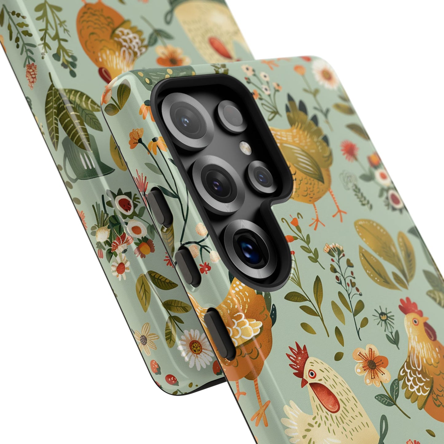 Garden Chickens Tough Phone Case