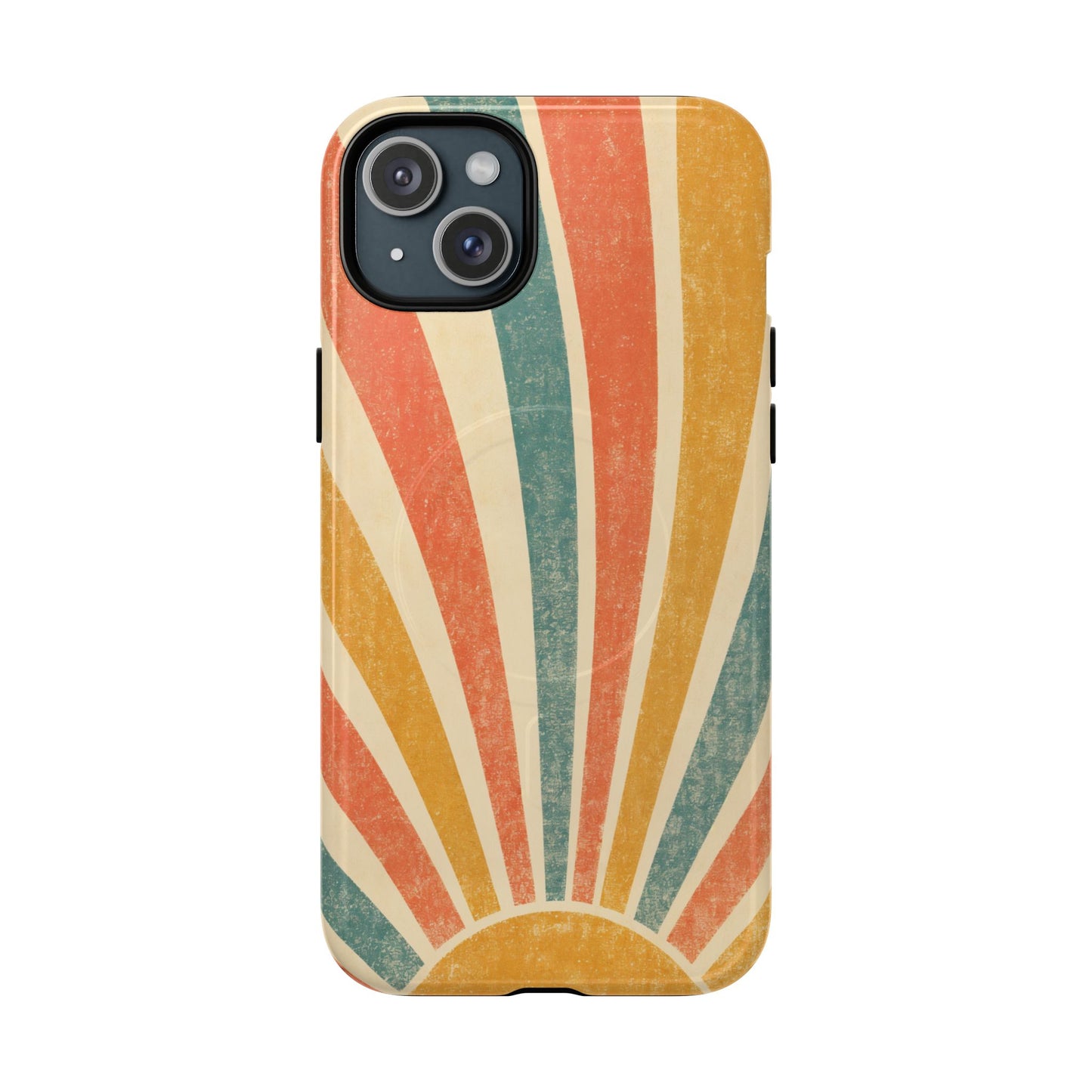 Retro Sun Rays Magnetic Case