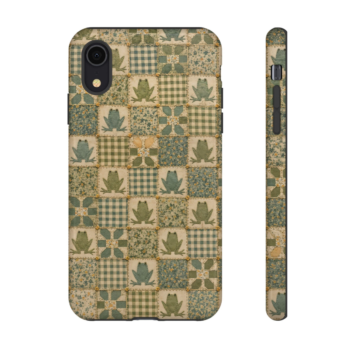 Frog Quilt Tough Case