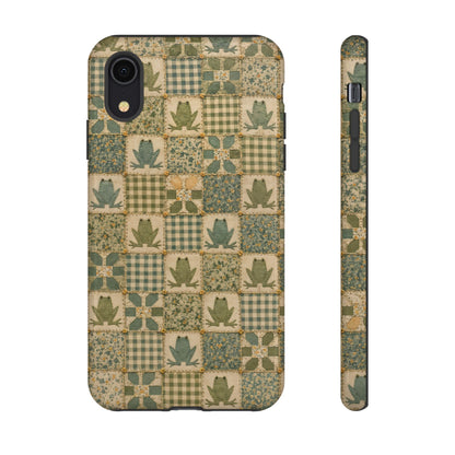 Frog Quilt Tough Case