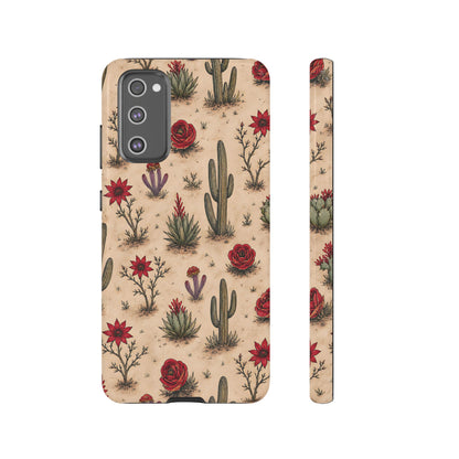 Red Bloom Desert Tough Case