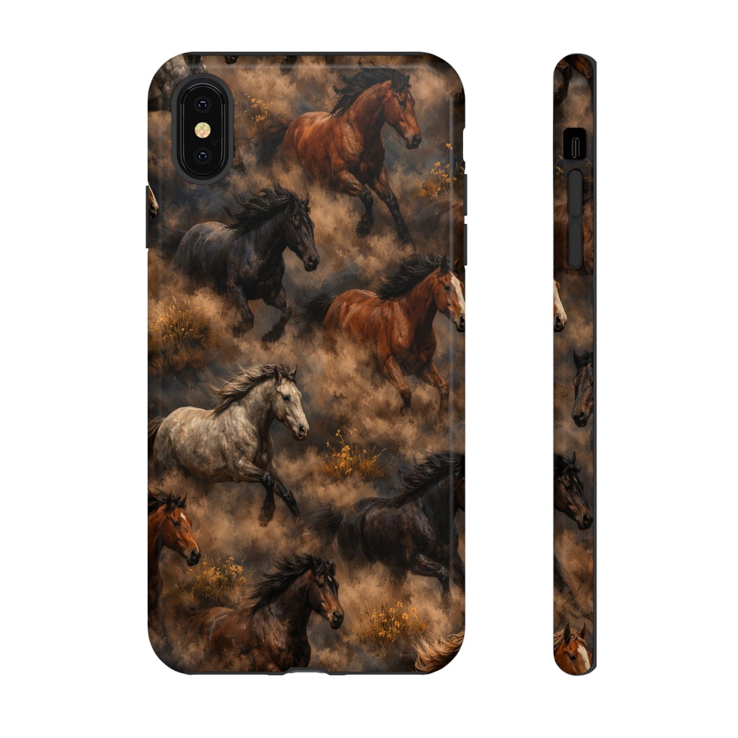 Running Horses Tough Case
