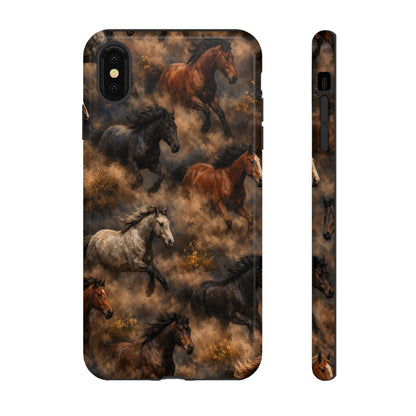 Running Horses Tough Case