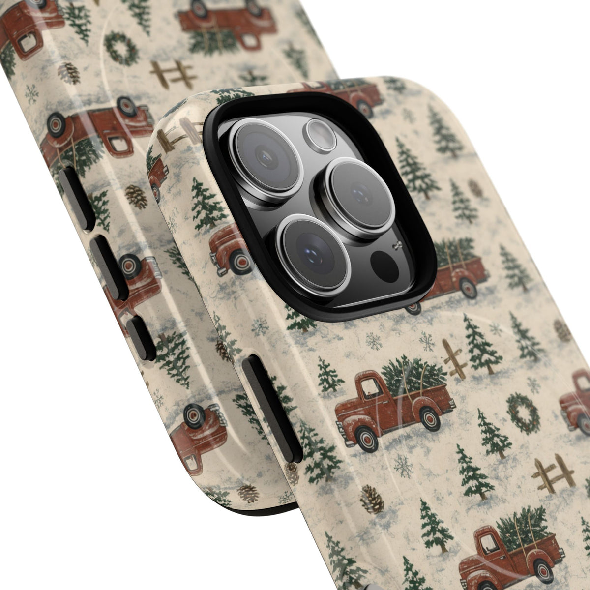 Red Truck Tree Farm Magnetic Case