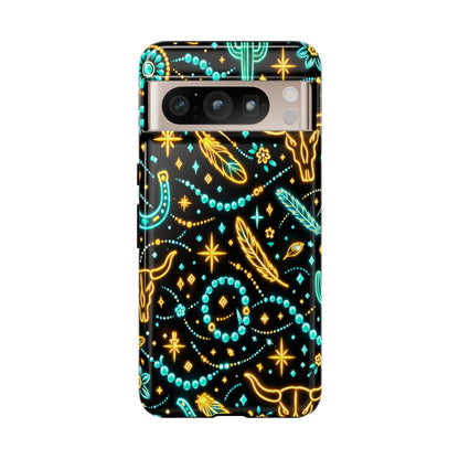 Neon Turquoise Tough Case