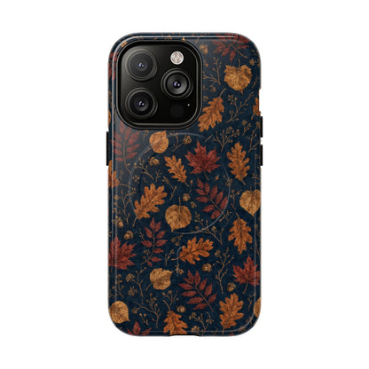 Navy Oak Leaf Magnetic Case