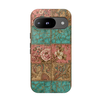 Turquoise Paisley Tough Case