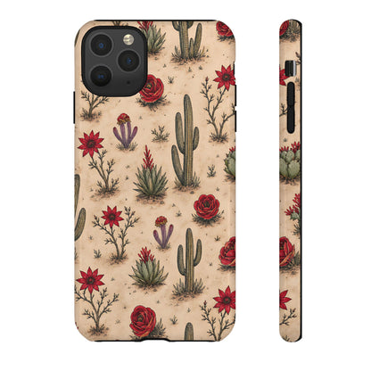Red Bloom Desert Tough Case