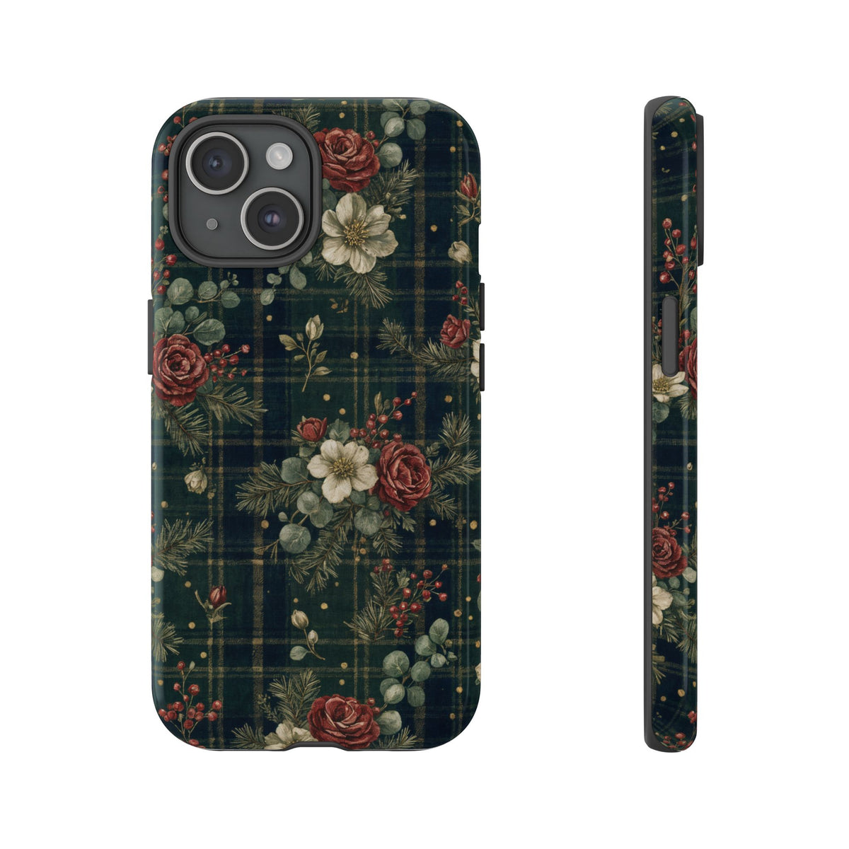 Tartan Roses Tough Case