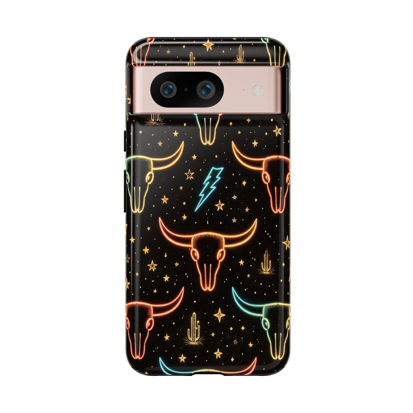 Neon Longhorns Tough Case