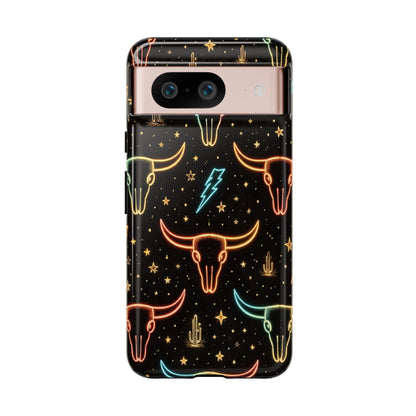 Neon Longhorns Tough Case