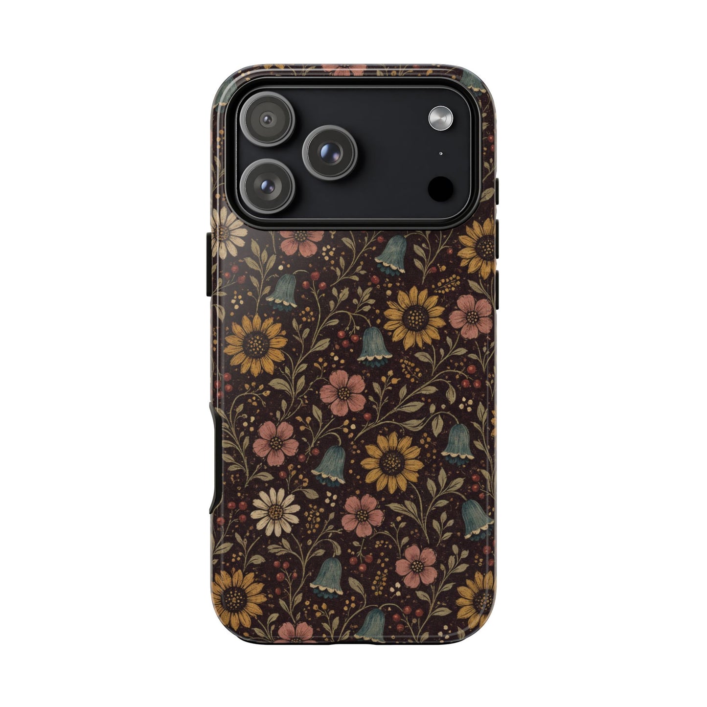 Plum Folk Floral Tough Case
