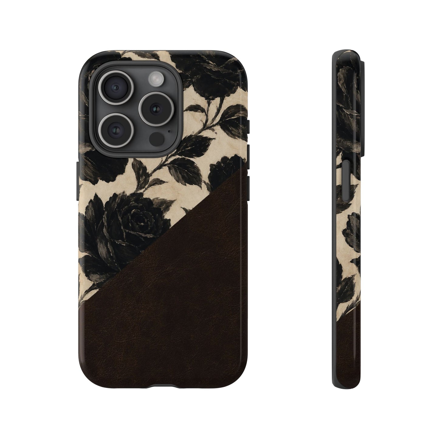 Rose Leather Tough Case