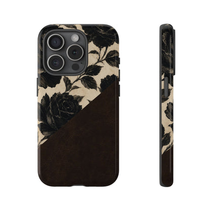 Rose Leather Tough Case