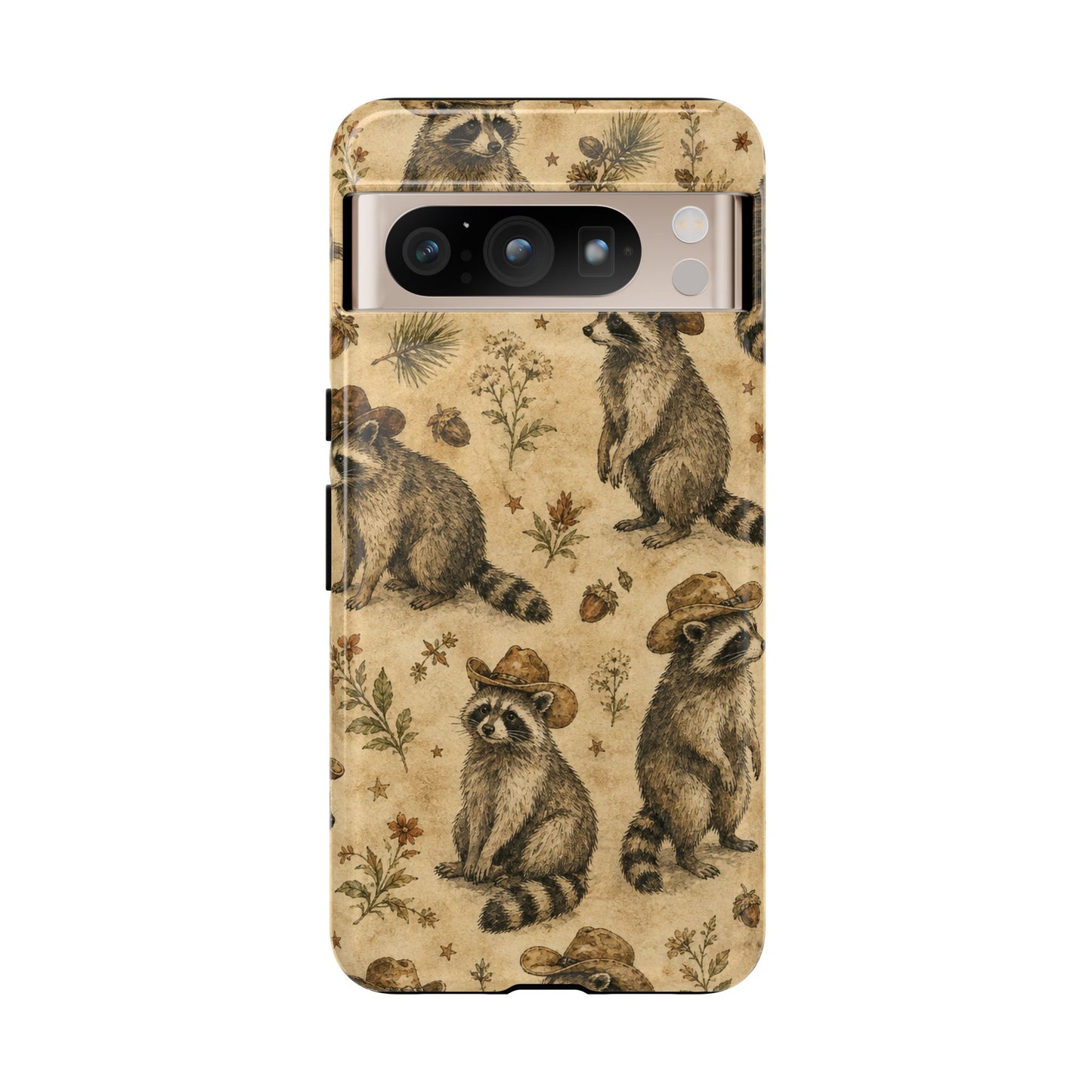 Painted Raccoon Tough Case
