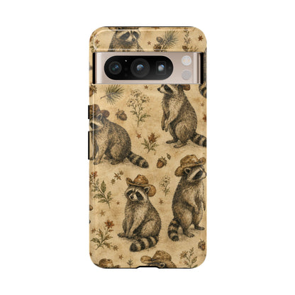Painted Raccoon Tough Case