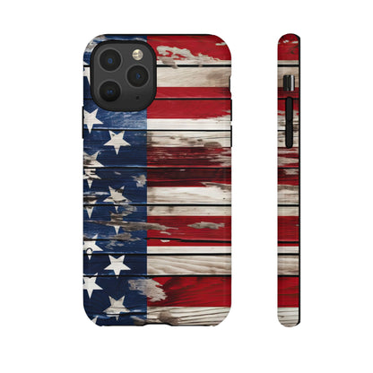 Wood Stars Stripes Tough Case