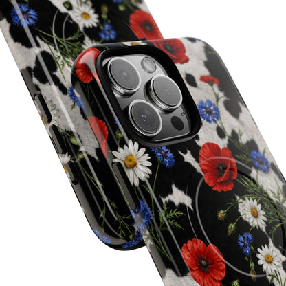 Cowhide Patriot Bloom Magnetic Case