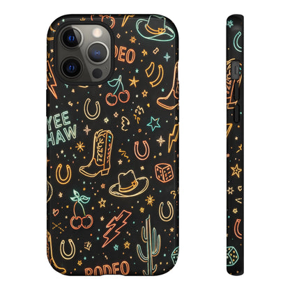 Retro Neon Rodeo Tough Case