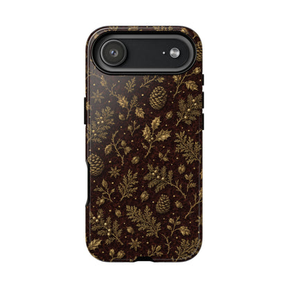 Brass Winter Botanicals Tough Case
