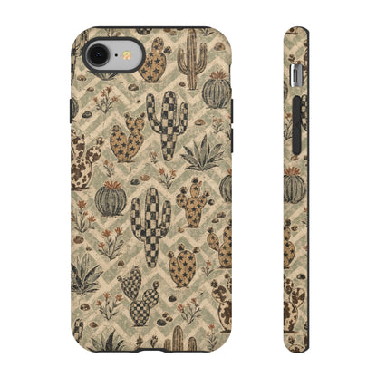 Checkered Cactus Tough Case
