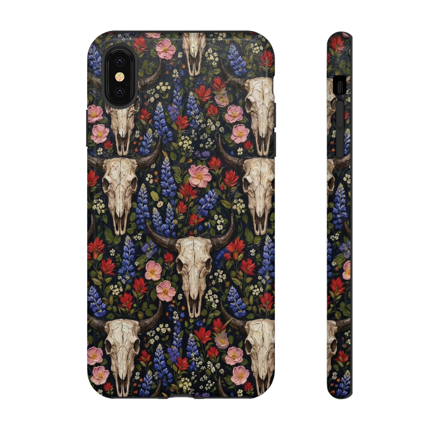 Floral Skull Tough Case