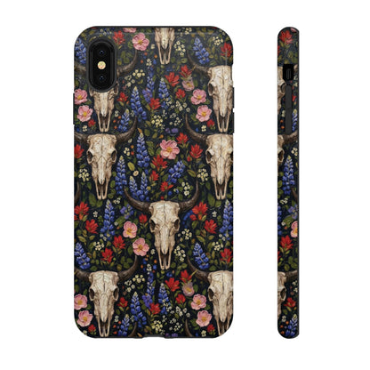 Floral Skull Tough Case