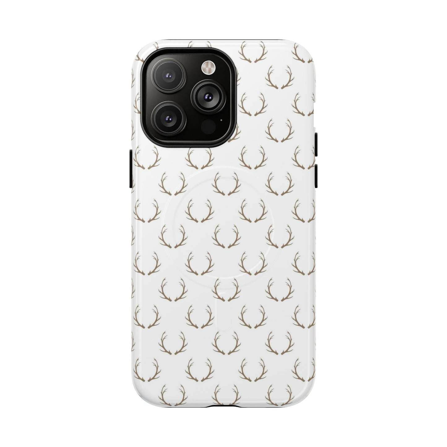White Antlers Magnetic Case