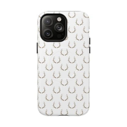White Antlers Magnetic Case