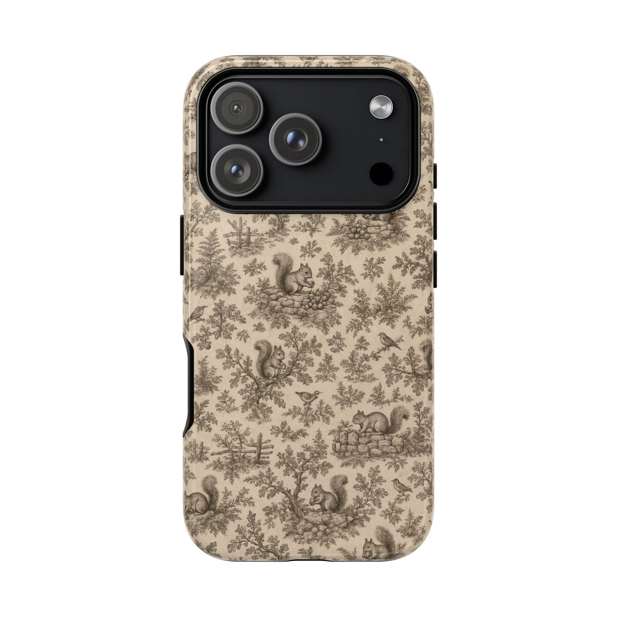Squirrel Toile Tough Case