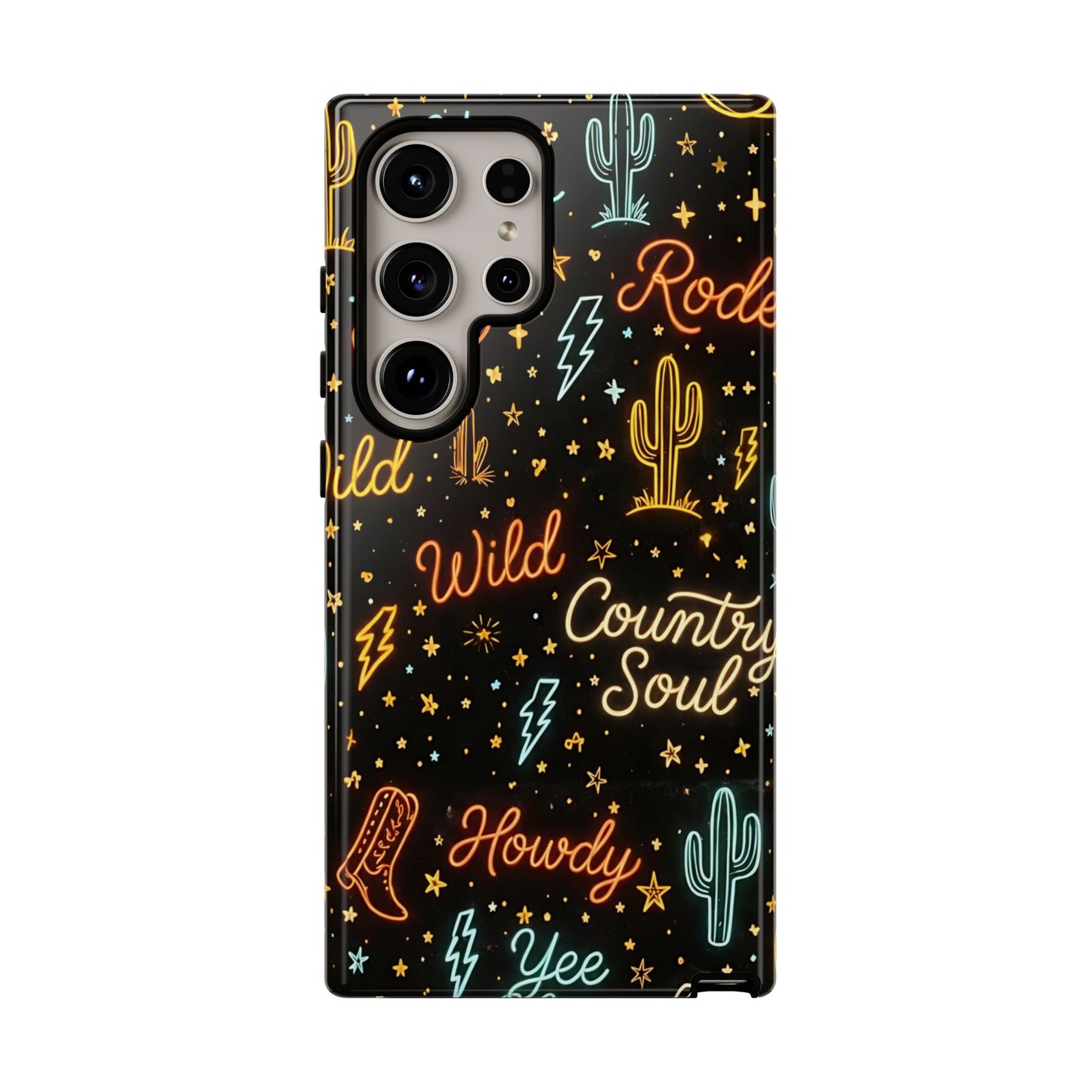 Neon Western Script Tough Case
