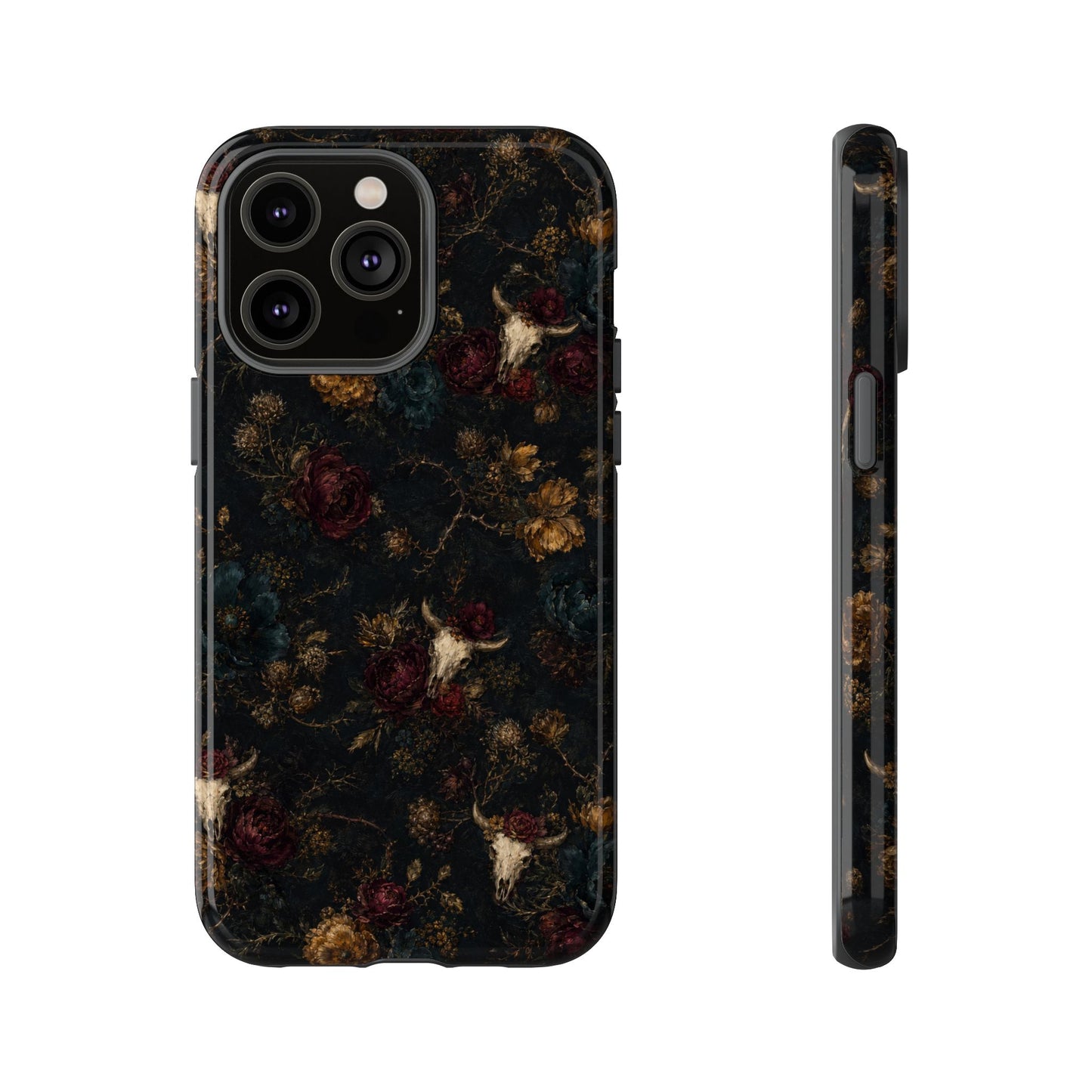 Bull Skull Bloom Tough Case