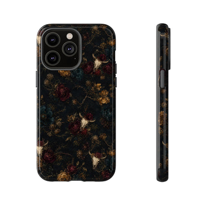 Bull Skull Bloom Tough Case