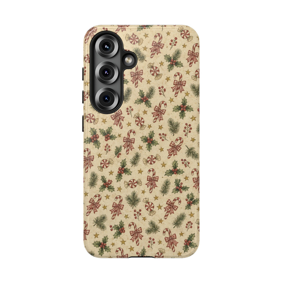 Candy Cane Gingham Tough Case