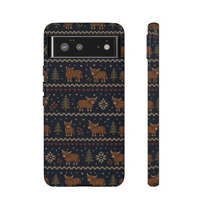 Highland Cow Sweater Tough Case
