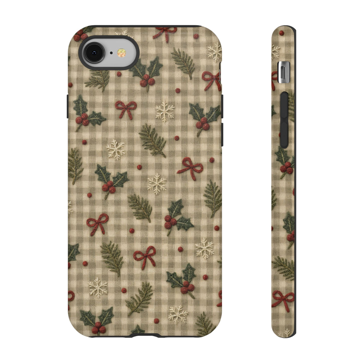 Gingham Holly Tough Case